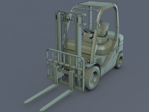 forklift 3D Model