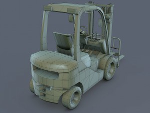 forklift 3D Model