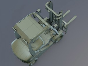 forklift 3D Model
