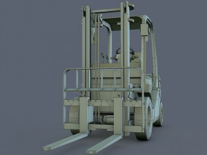 forklift 3D Model