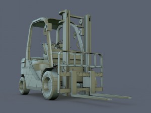 forklift 3D Model