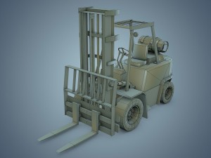 forklift Modèle 3D