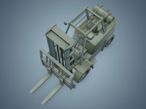 forklift Modèle 3D