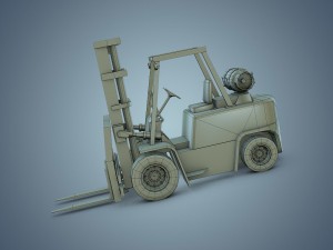forklift Modèle 3D