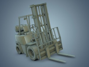 forklift Modèle 3D