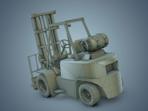 forklift Modèle 3D