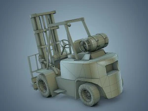 forklift Model 3D