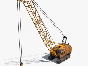 crawler crane 3D Модель