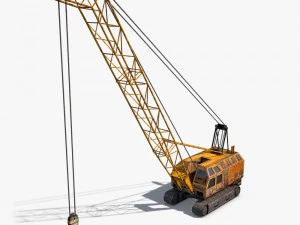 履带式起重机 3D 模型