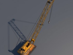 crawler crane Modèle 3D