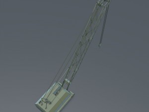 crawler crane Modèle 3D