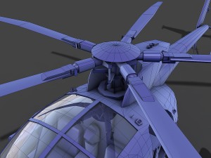 hughes ah-6 little bird 3D Model