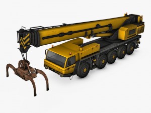 mobile crane 3D Модель