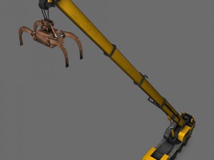 mobile crane 3D 모델