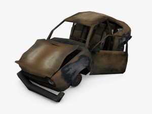 damage car 3D Модель