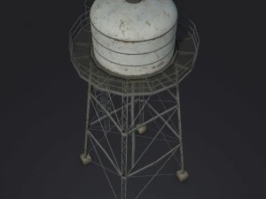 wieża ciśnień Model 3D