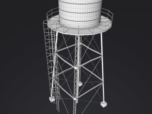 water tower 3D Model