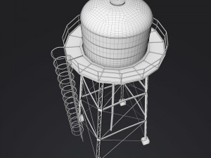 water tower 3D Model