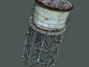 water tower Modelo 3D