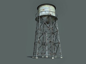 water tower Modelo 3D