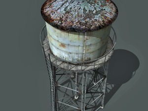 water tower Modelo 3D