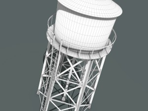 water tower Modelo 3D
