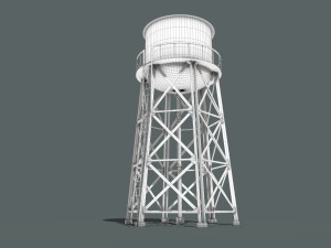 water tower Modelo 3D