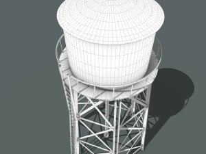 water tower Modelo 3D