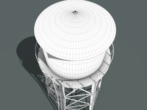 water tower Modelo 3D