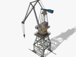 port crane 3D Модель