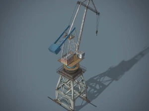 port crane 3D Model