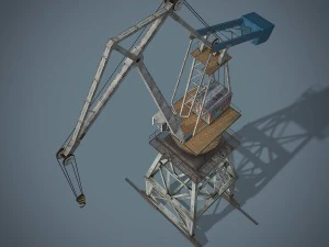 port crane 3D Model