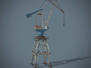 port crane Modelo 3D