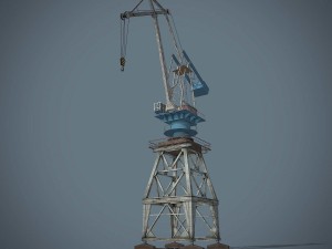 port crane Modelo 3D