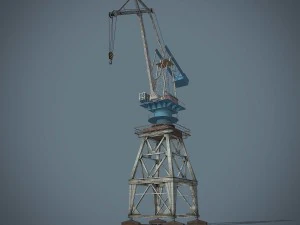 port crane 3D Model