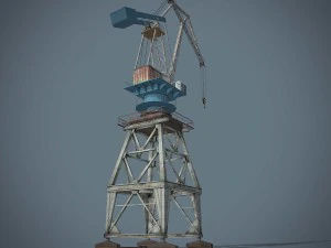 port crane 3D Model