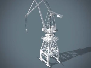 port crane 3D Model