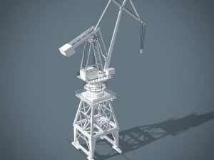 port crane 3D Model