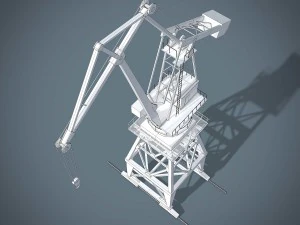port crane 3D Model