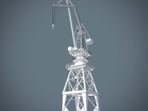 port crane Modelo 3D