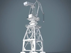 port crane 3D Model