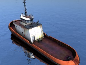 tugboat Modello 3D