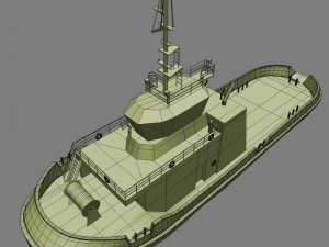 tugboat Modello 3D