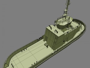 tugboat Modello 3D