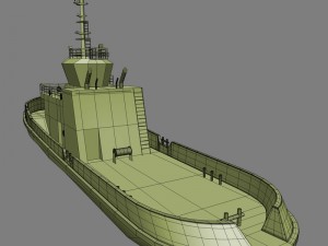 tugboat Modello 3D