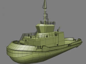 tugboat Modello 3D