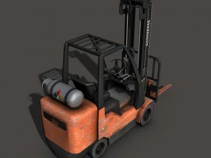 chariot &eacute;l&eacute;vateur Modèle 3D