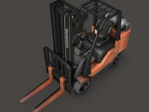 chariot &eacute;l&eacute;vateur Modèle 3D