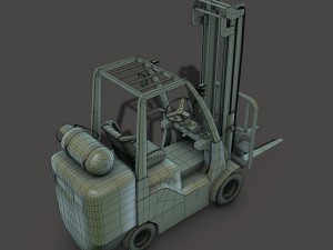 forklift 3D Model