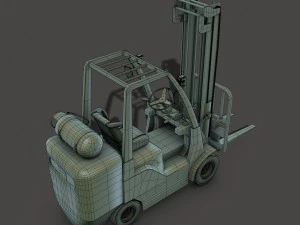 chariot &eacute;l&eacute;vateur Modèle 3D